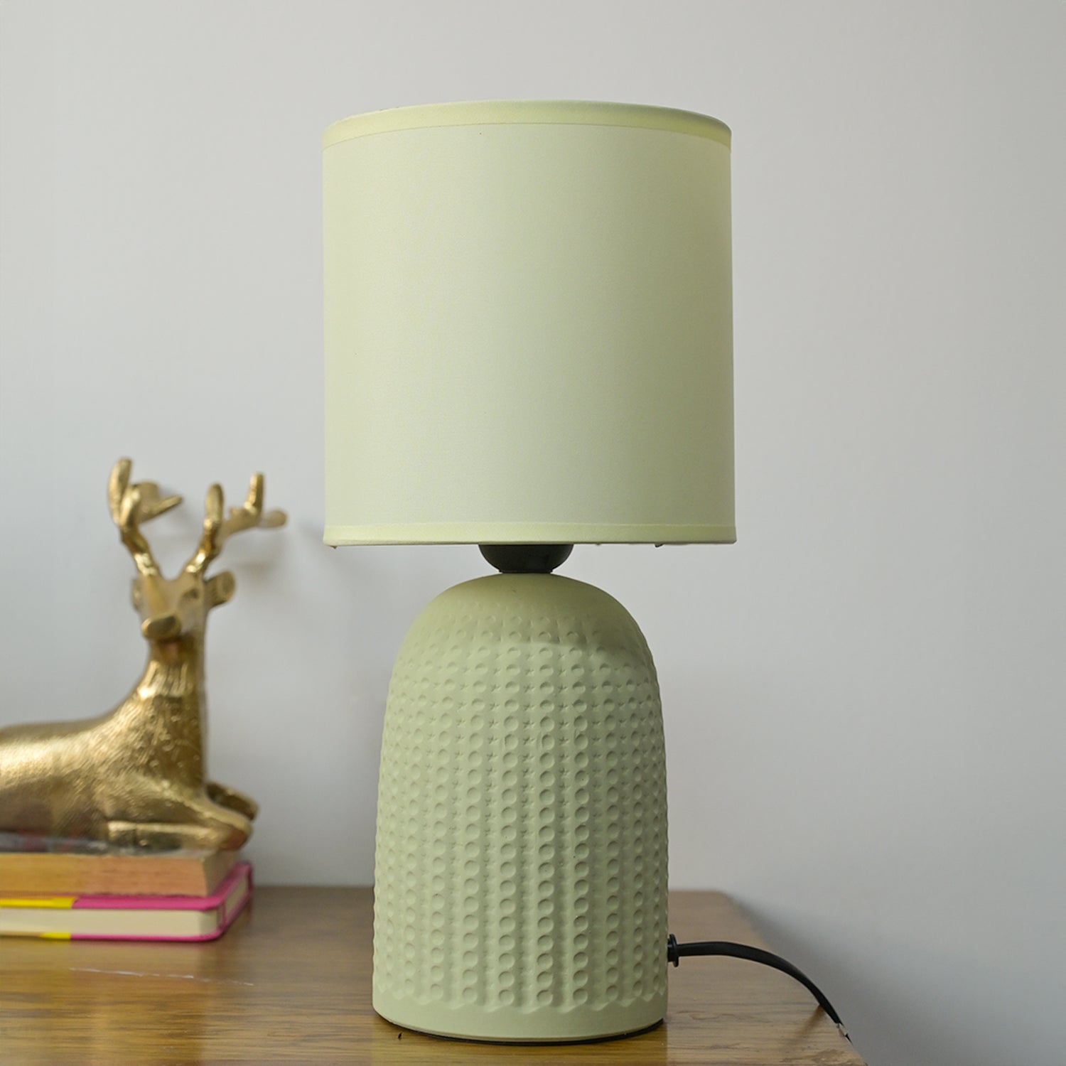 Stylish Pastel-Green Table Lamp