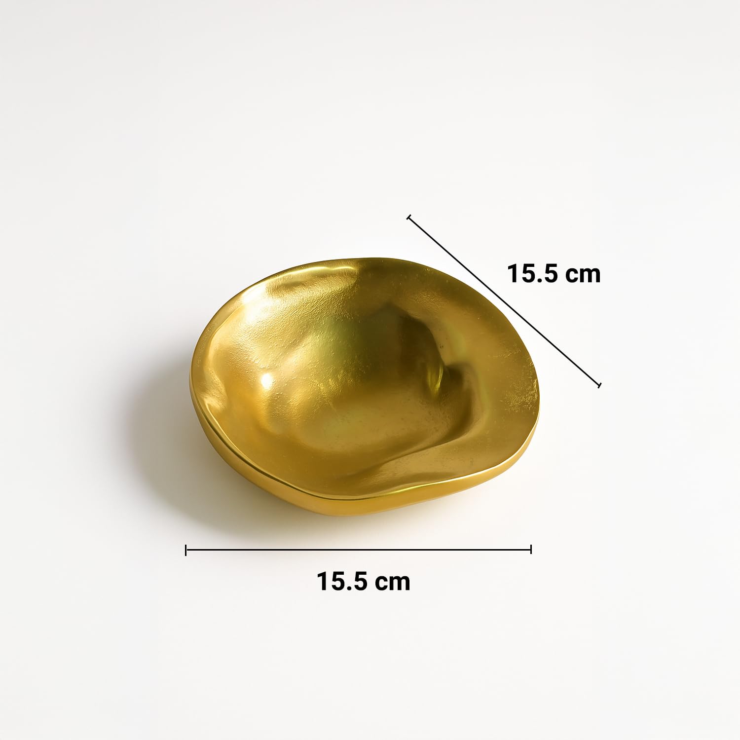 VON CASA Golden Stone Bowl