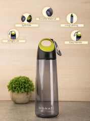 Donati Bottle, Water Bottle, Black, Plastic, 770 mL - MARKET99