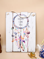 Wall Plaque, Wall Décor, White, MDF - MARKET99