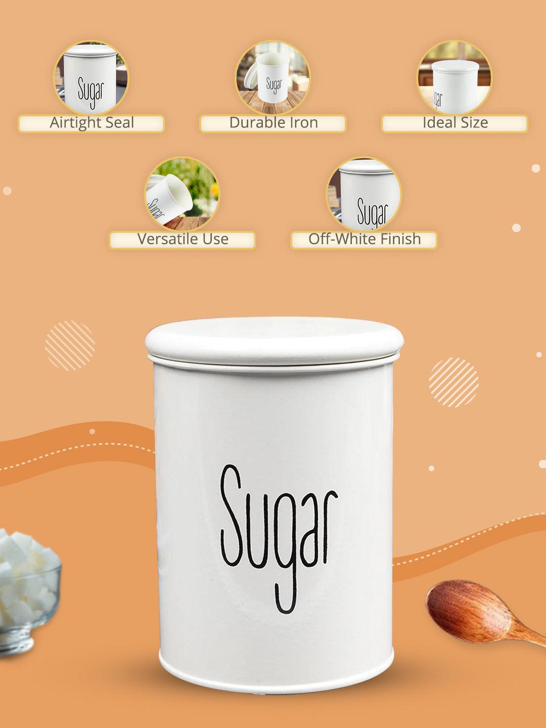 Sugar Jar With Lid - (Off White, 900mL) - MARKET99