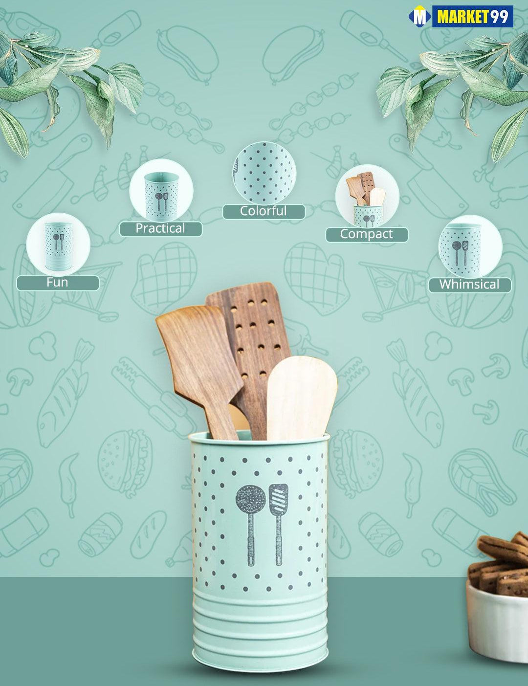 Polka Dot Ladle Holders - Green - MARKET99