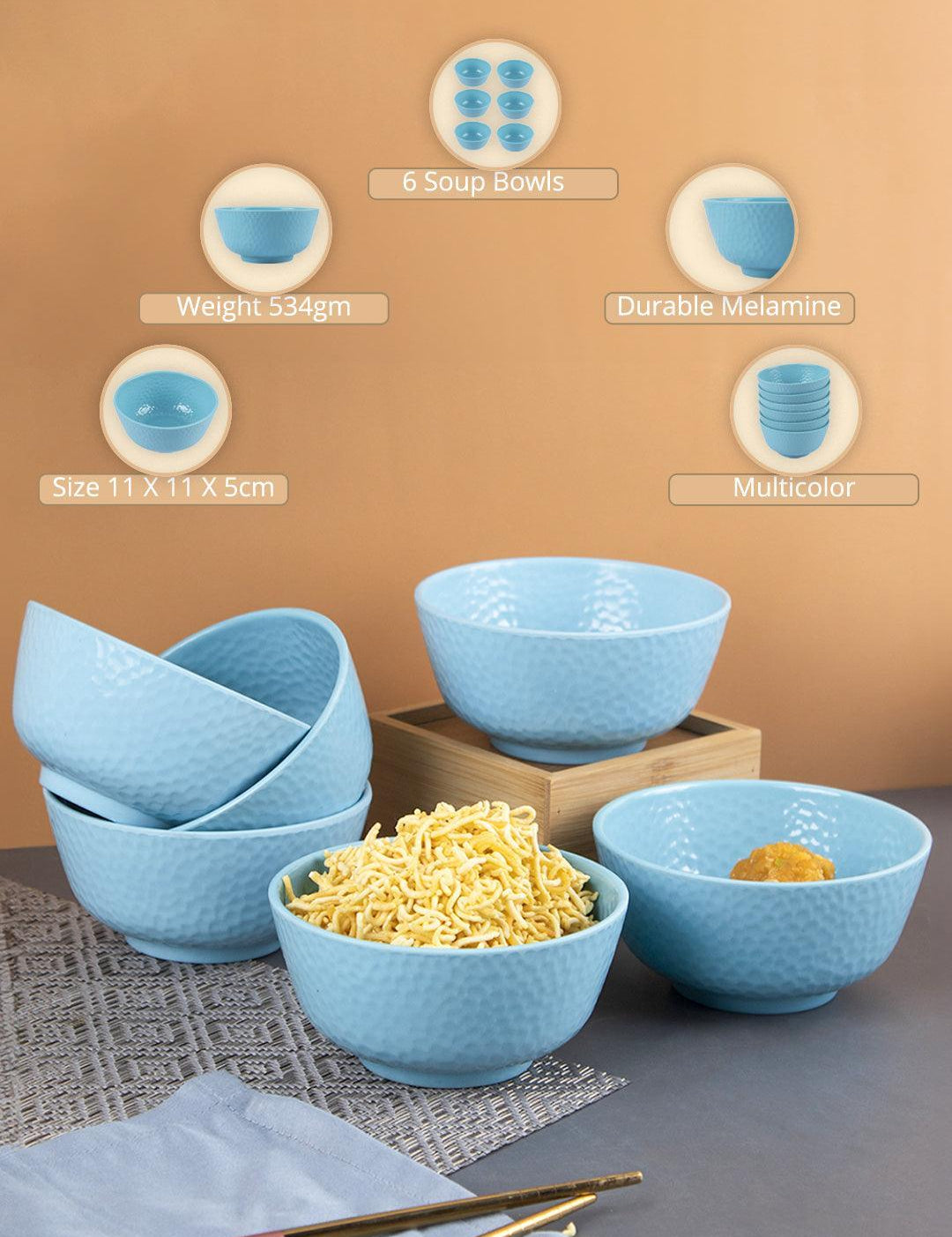 Melamine Round Soup Bowl (Set of 6) - MARKET99
