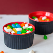 Muffin Cup Set – Black & Red (180 ml x 2)