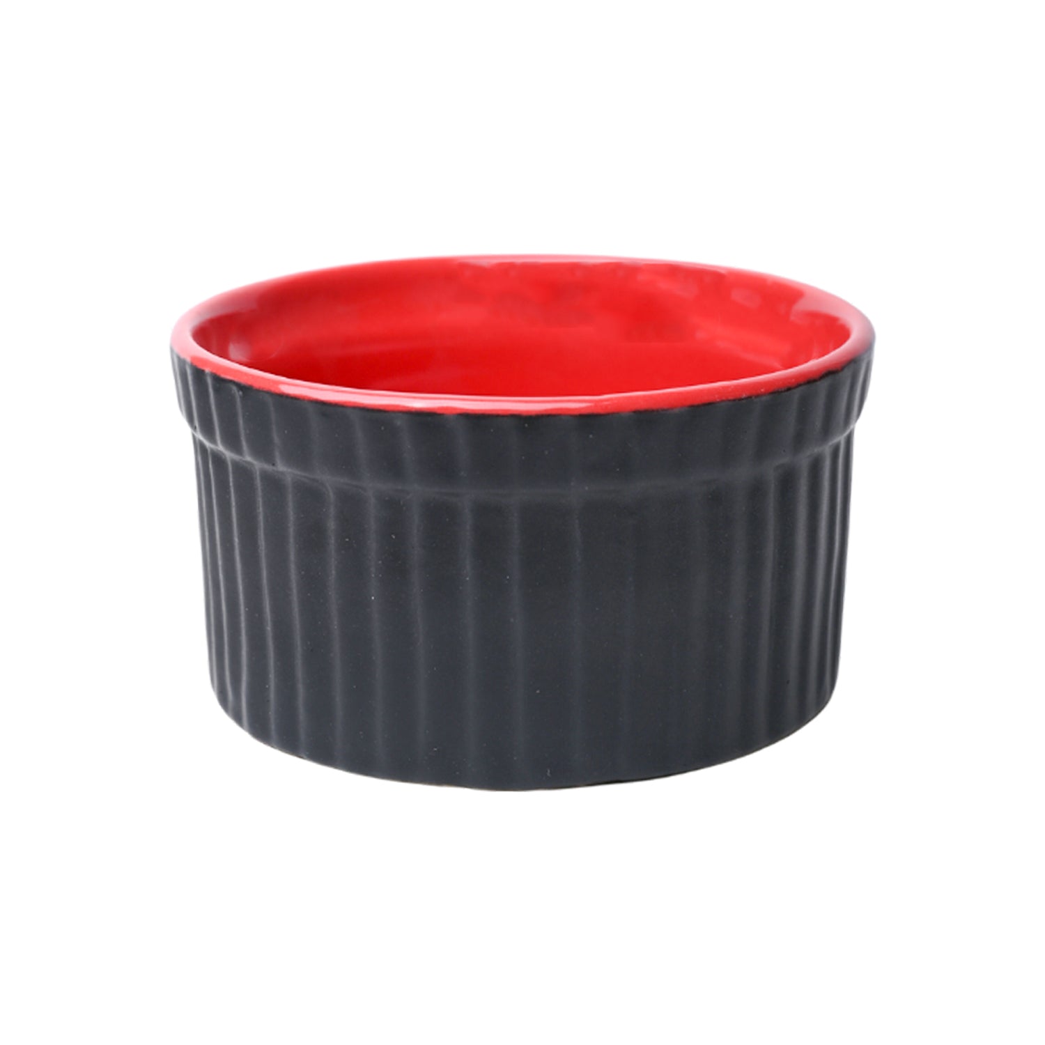 Muffin Cup Set – Black & Red (180 ml x 2)
