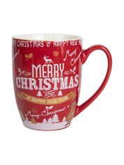 Santa Claus With Gifts Print - Christmas Coffee Mug - 300 Ml