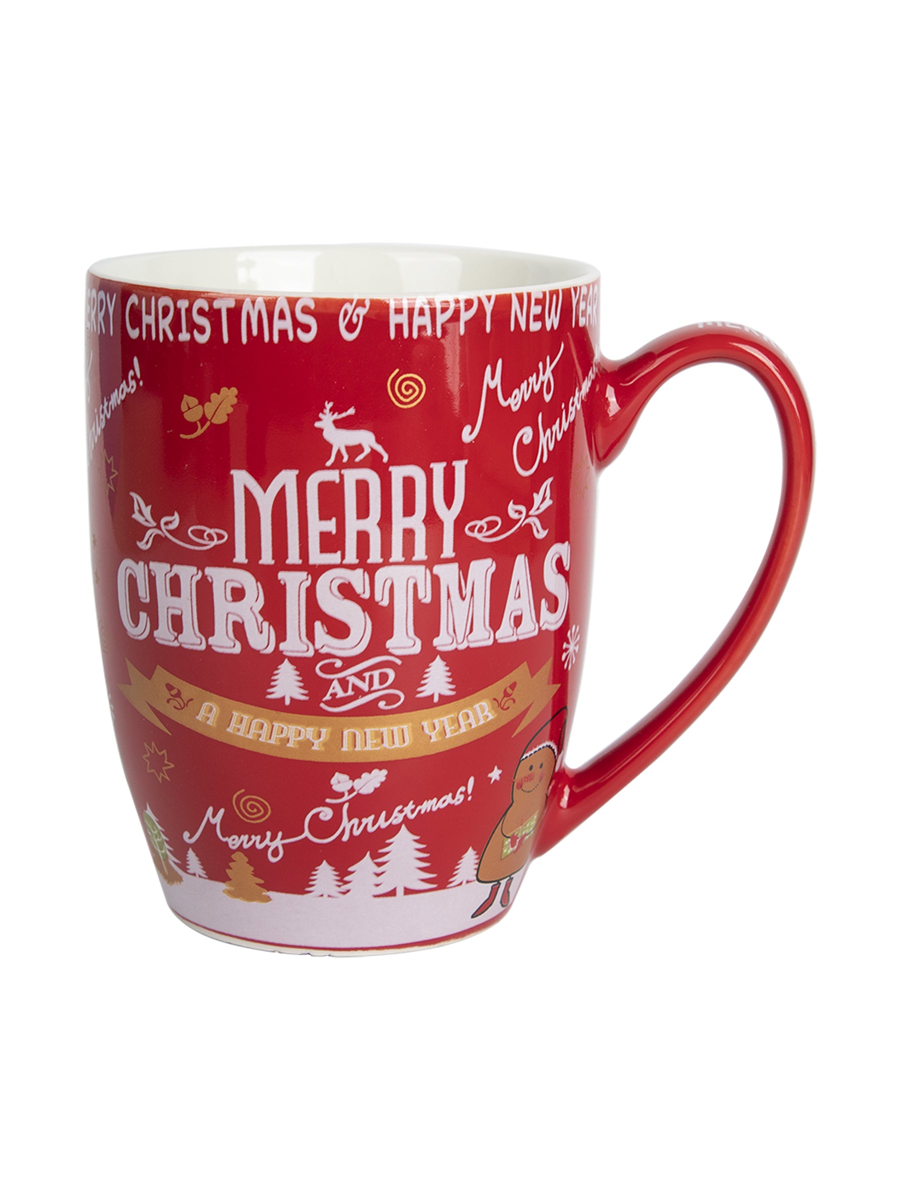 Santa Claus With Gifts Print - Christmas Coffee Mug - 300 Ml