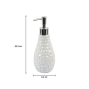 Market99 White Luster Ceramic Bathroom, Pack Of 3