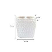 Market99 White Luster Ceramic Bathroom, Pack Of 3