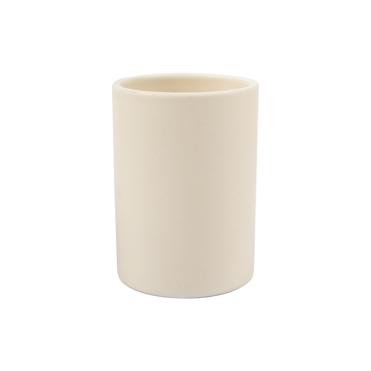 Market99 Wooden & Cream Ceramic Bathroom, Pack Of 3