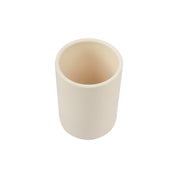 Market99 Wooden & Cream Ceramic Bathroom, Pack Of 3