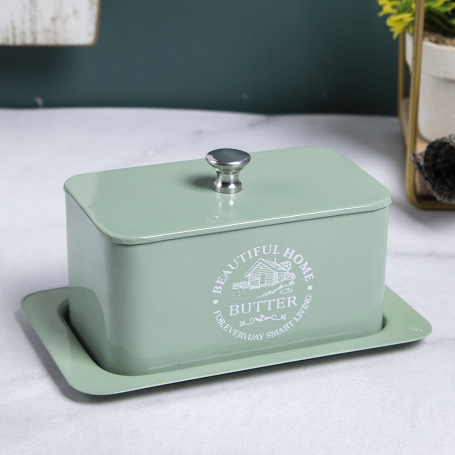 Market99 Butter Dish with Handle and Base