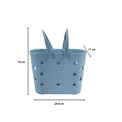 MARKET99 Plastic Home Storage Basket with Handles