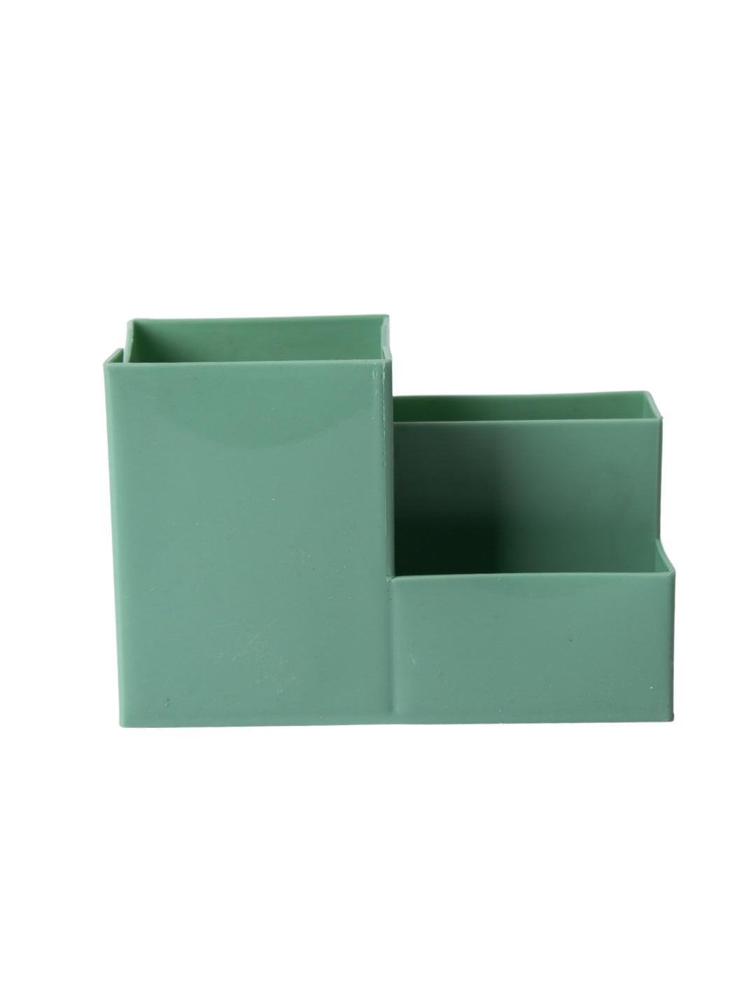 Multi-Purpose Desk Organizer with 4 Compartments - Light Green - MARKET99