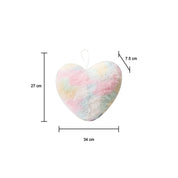 Large Rainbow Heart Cushion