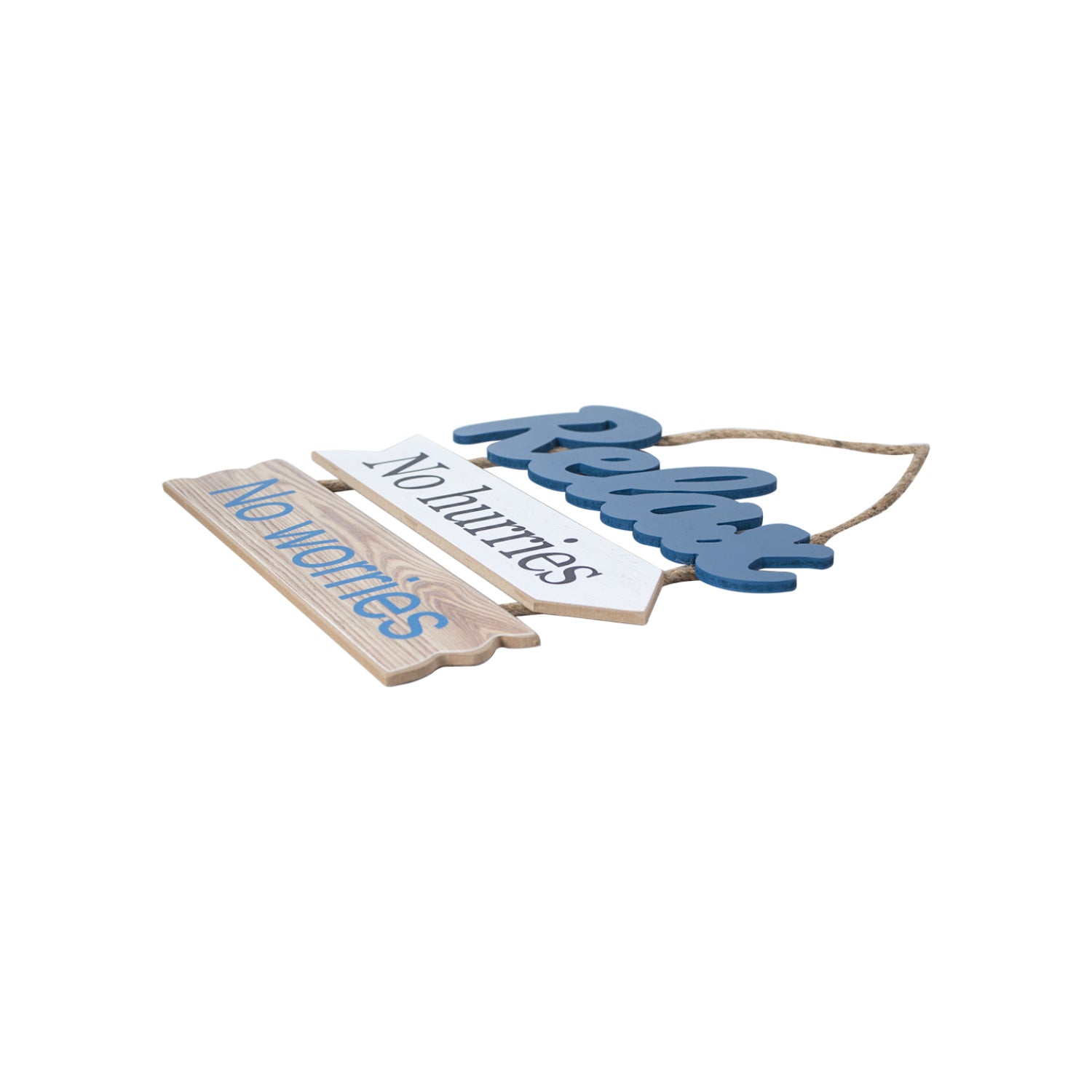 "Relex No hurries No worries" Wall Hanging Plaque