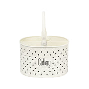 Stylish Ivory Cutlery Holder