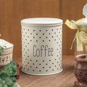 Stylish Ivory Coffee Jar