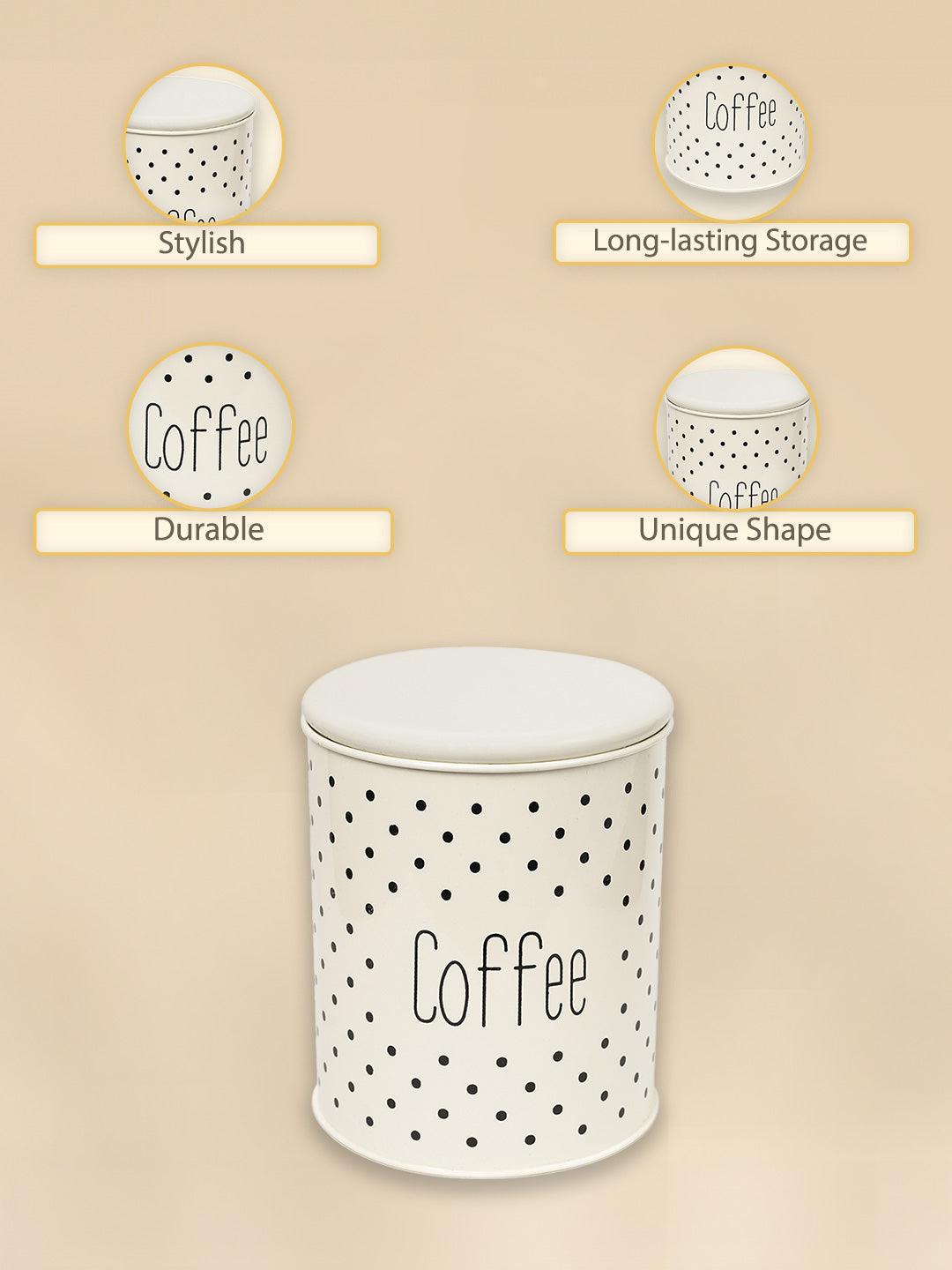 Stylish Ivory Coffee Jar