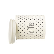 Stylish Ivory Coffee Jar