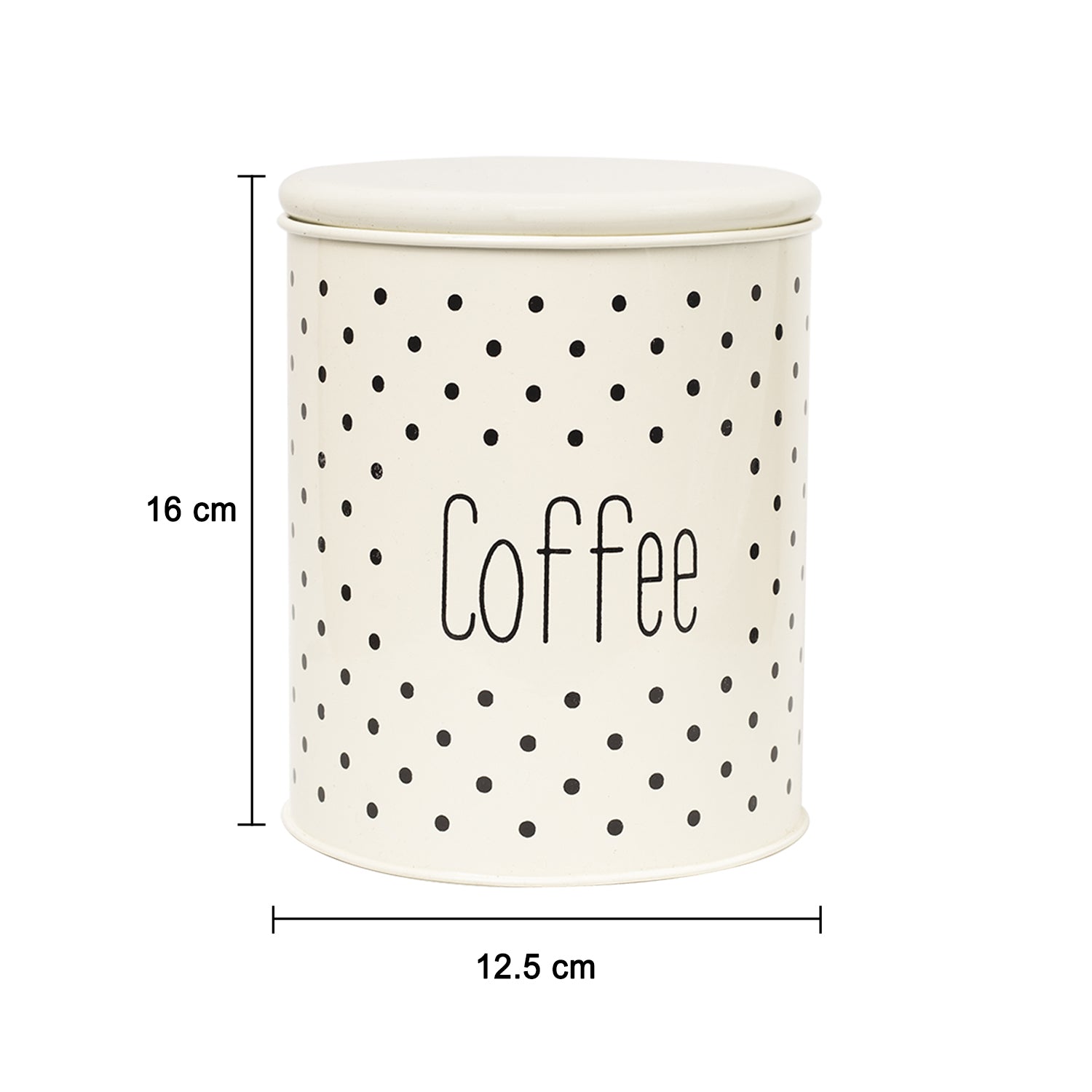 Stylish Ivory Coffee Jar