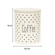 Stylish Ivory Coffee Jar