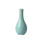 Decorative Ceramic Flower Vase - Green Pear, Glossy