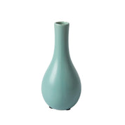 Decorative Ceramic Flower Vase - Green Pear, Glossy