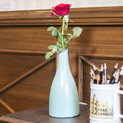 Decorative Ceramic Flower Vase - Green Vase, Glossy