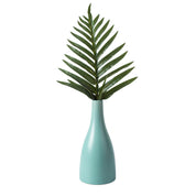 Decorative Ceramic Flower Vase - Green Vase, Glossy