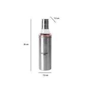 Steel Oil Dispenser Set Of 2 Pcs (Each 1000 Ml)