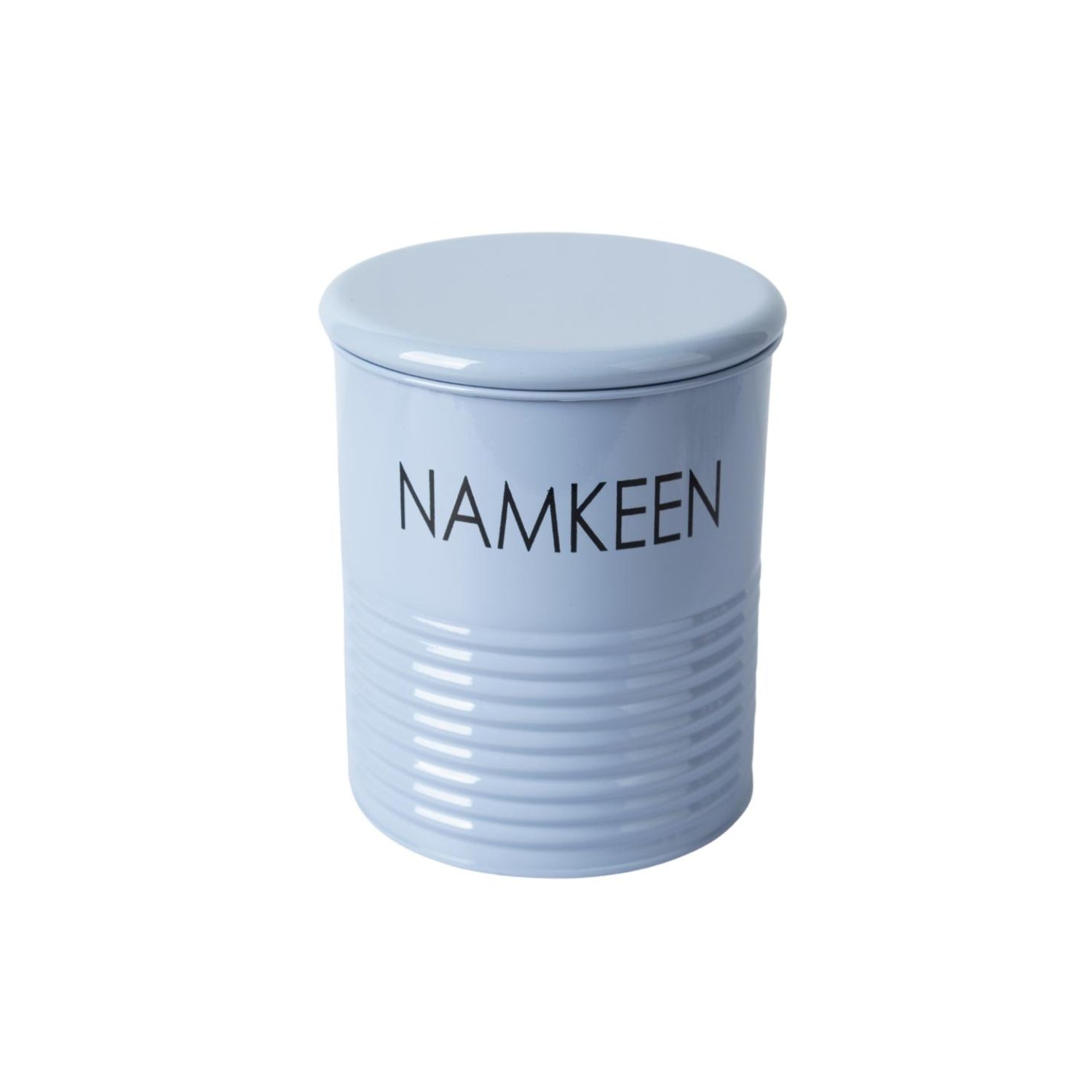 Tea & Sugar Jar (Each 900 Ml) +  Biscuits & Namkeen Jar (Each 1700 Ml) - Light Blue, Set Of 4