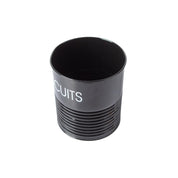 Tea & Sugar Jar (Each 900 Ml) +  Biscuits & Namkeen Jar (Each 1700 Ml) - Black, Set Of 4