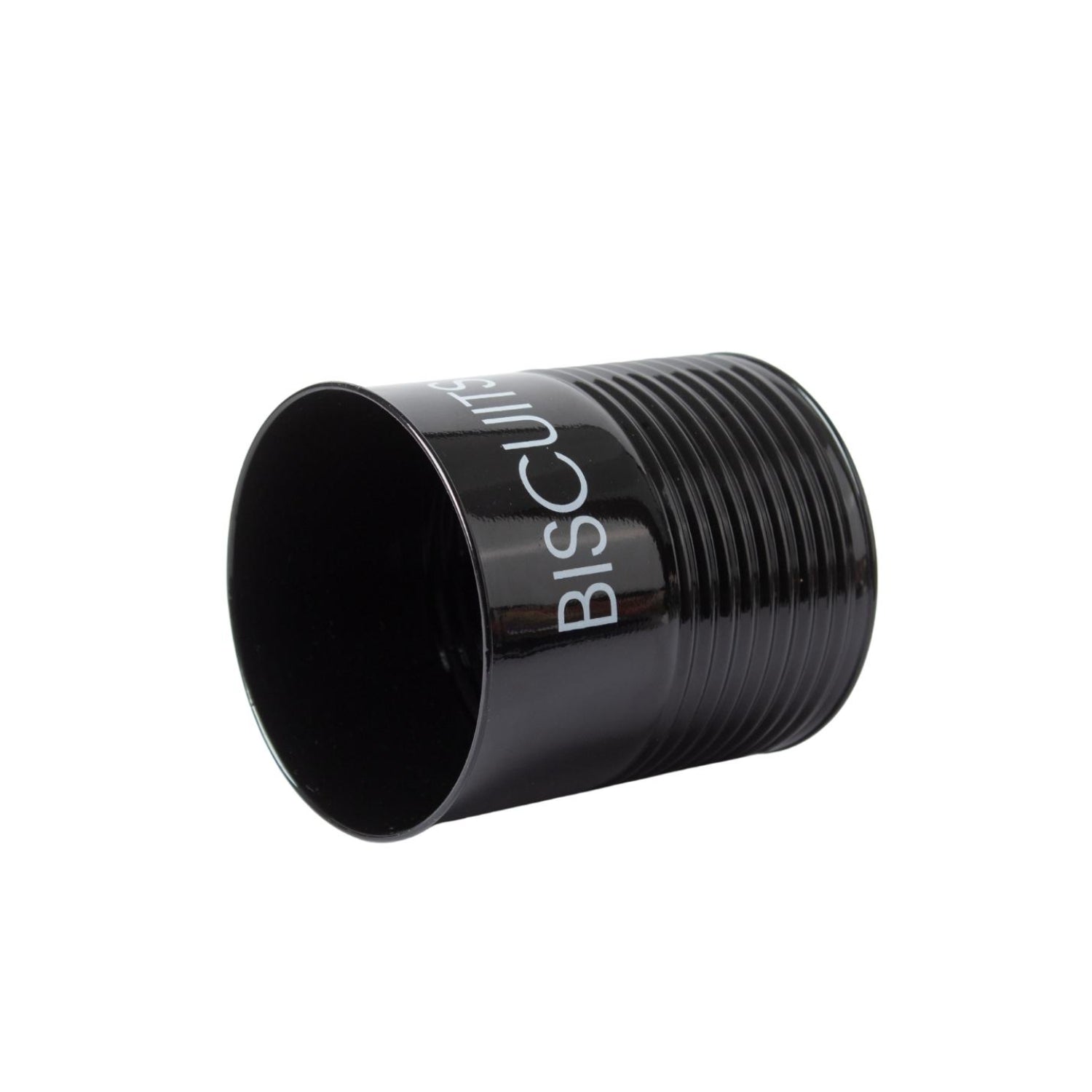 Tea & Sugar Jar (Each 900 Ml) +  Biscuits & Namkeen Jar (Each 1700 Ml) - Black, Set Of 4