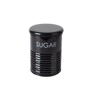 Tea & Sugar Jar (Each 900 Ml) +  Biscuits & Namkeen Jar (Each 1700 Ml) - Black, Set Of 4