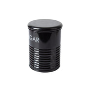 Tea & Sugar Jar (Each 900 Ml) +  Biscuits & Namkeen Jar (Each 1700 Ml) - Black, Set Of 4