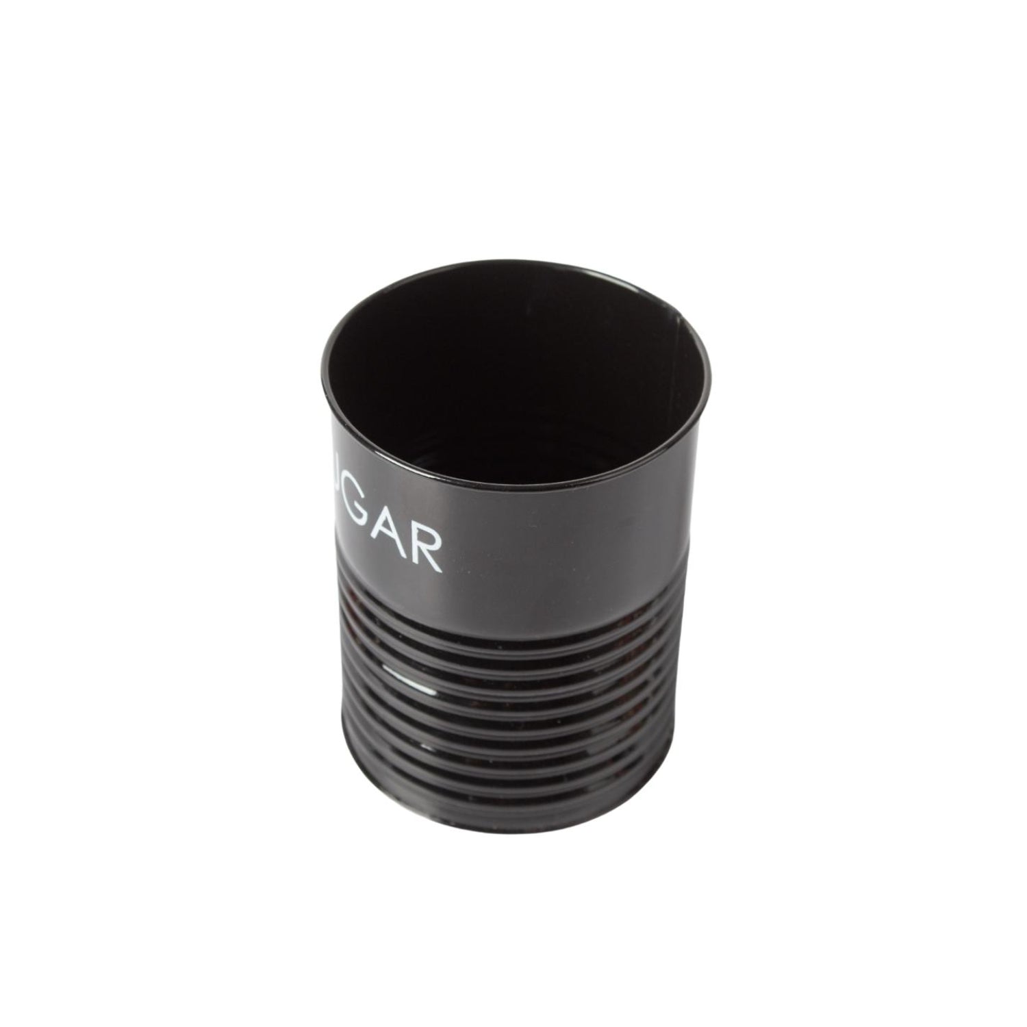 Tea & Sugar Jar (Each 900 Ml) +  Biscuits & Namkeen Jar (Each 1700 Ml) - Black, Set Of 4