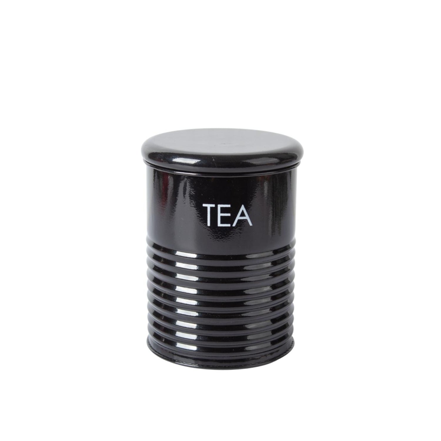 Tea & Sugar Jar (Each 900 Ml) +  Biscuits & Namkeen Jar (Each 1700 Ml) - Black, Set Of 4