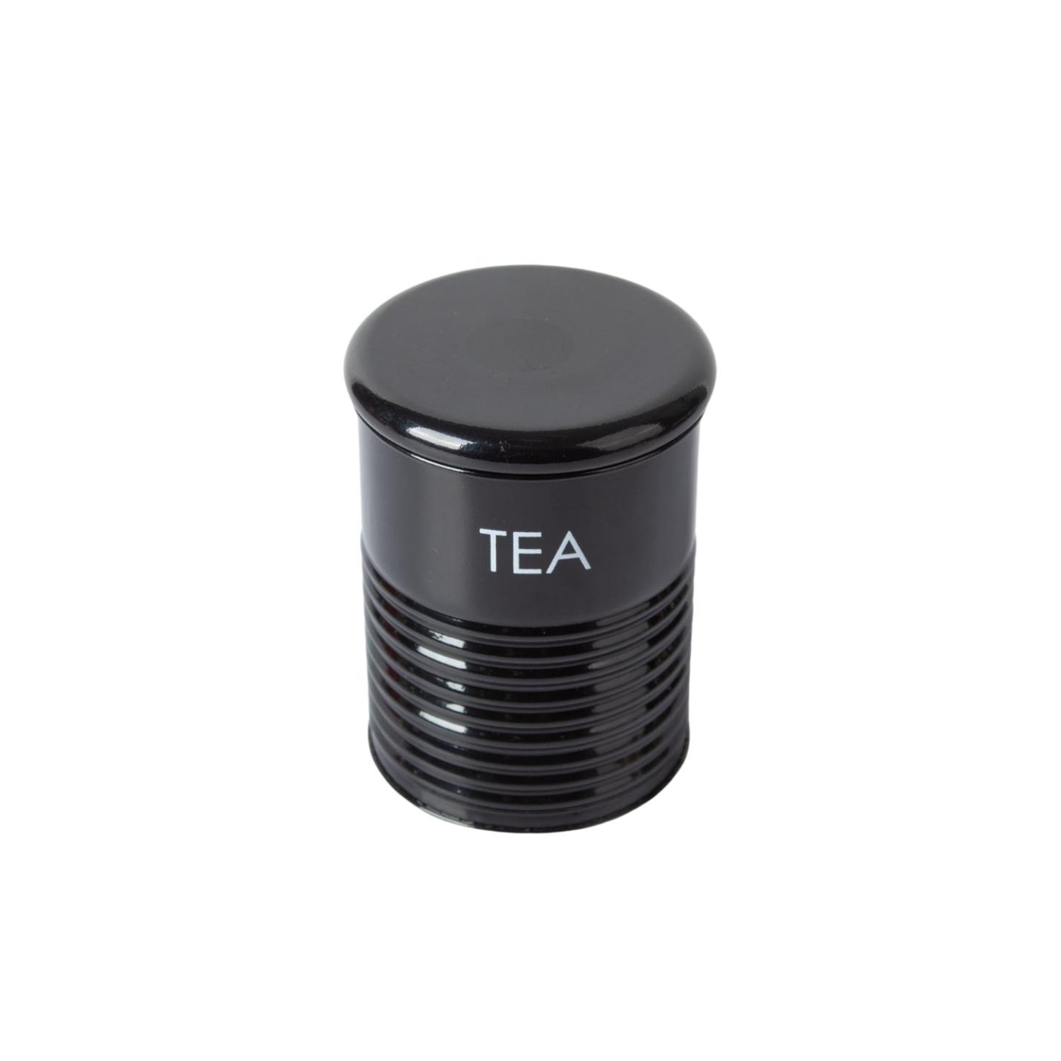 Tea & Sugar Jar (Each 900 Ml) +  Biscuits & Namkeen Jar (Each 1700 Ml) - Black, Set Of 4