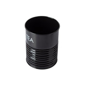 Tea & Sugar Jar (Each 900 Ml) +  Biscuits & Namkeen Jar (Each 1700 Ml) - Black, Set Of 4