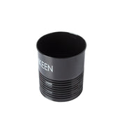Tea & Sugar Jar (Each 900 Ml) +  Biscuits & Namkeen Jar (Each 1700 Ml) - Black, Set Of 4