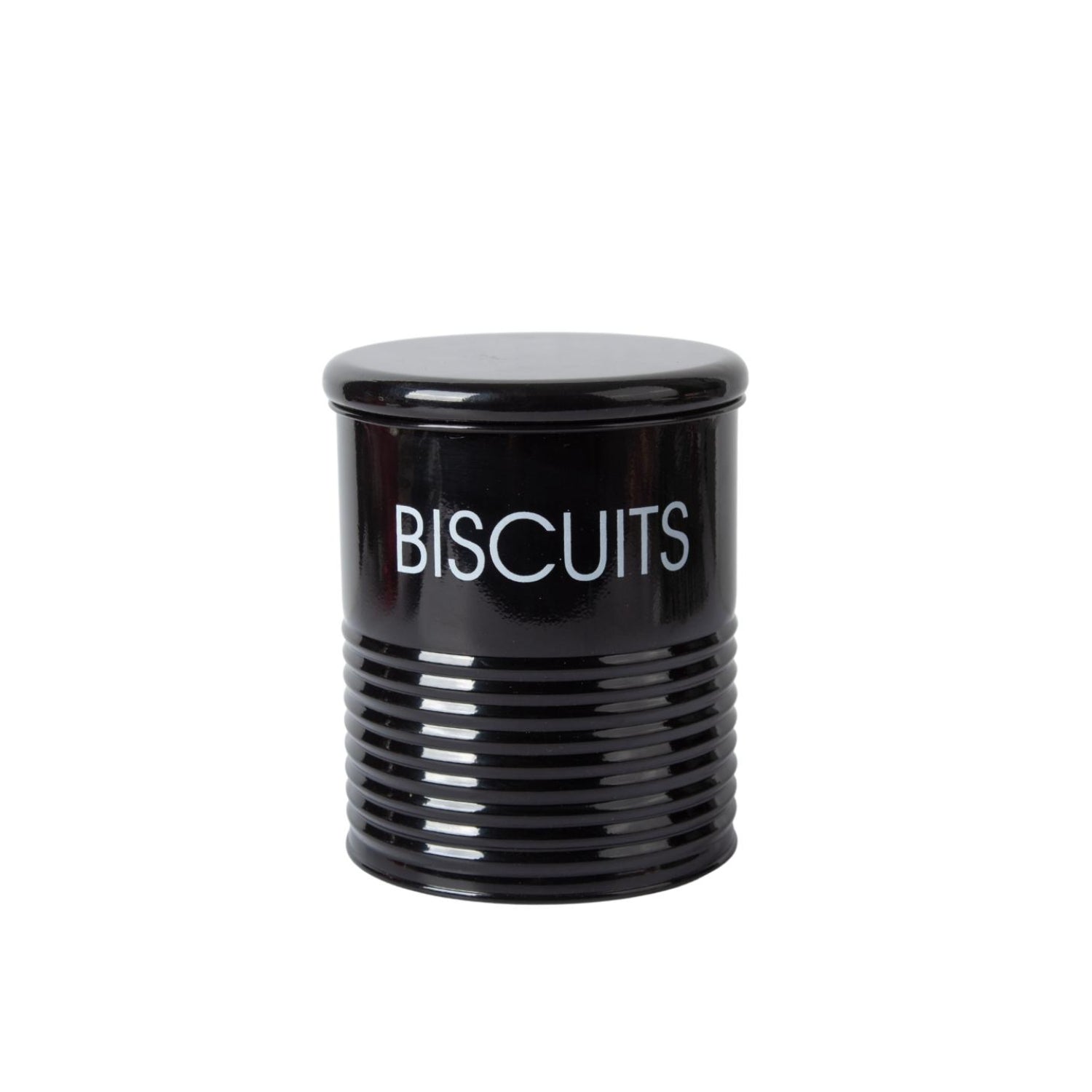 Tea & Sugar Jar (Each 900 Ml) +  Biscuits & Namkeen Jar (Each 1700 Ml) - Black, Set Of 4