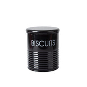 Tea & Sugar Jar (Each 900 Ml) +  Biscuits & Namkeen Jar (Each 1700 Ml) - Black, Set Of 4