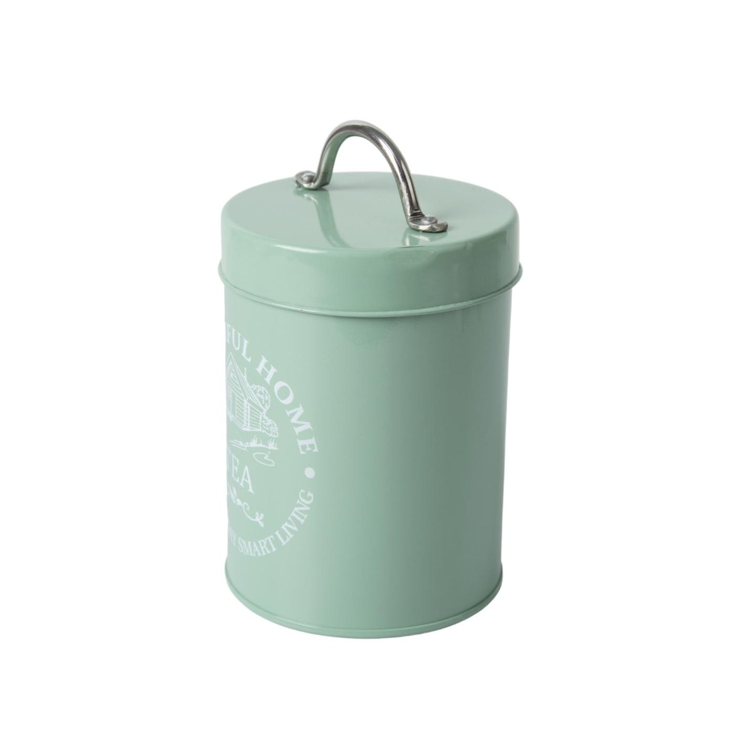 Tea & Sugar Jar (Each 850 Ml) + Biscuits & Namkeen Jar (Each 1300 Ml) - Green, Set Of 4