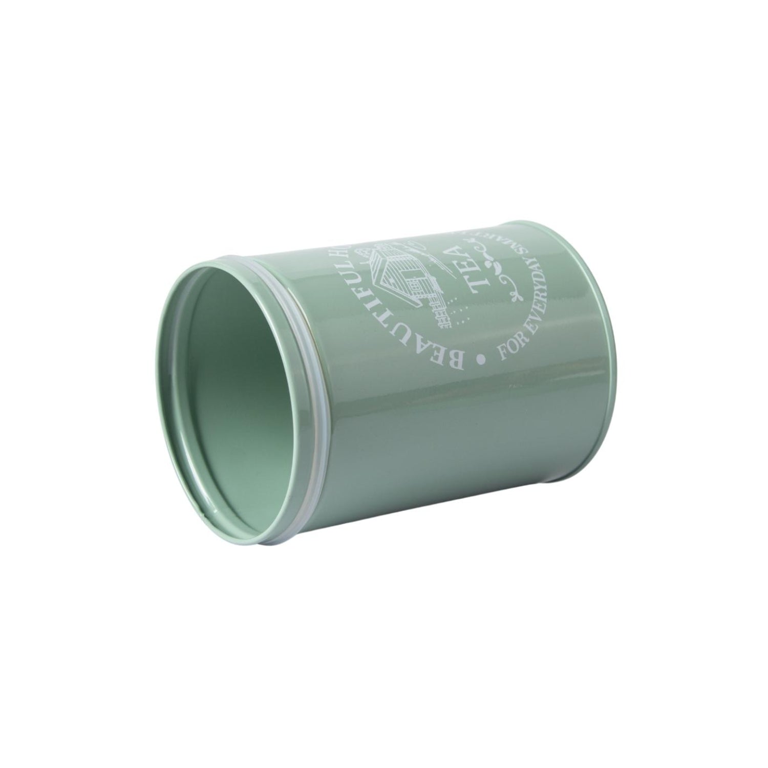 Tea & Sugar Jar (Each 850 Ml) + Biscuits & Namkeen Jar (Each 1300 Ml) - Green, Set Of 4