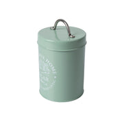 Tea & Sugar Jar (Each 850 Ml) + Biscuits & Namkeen Jar (Each 1300 Ml) - Green, Set Of 4