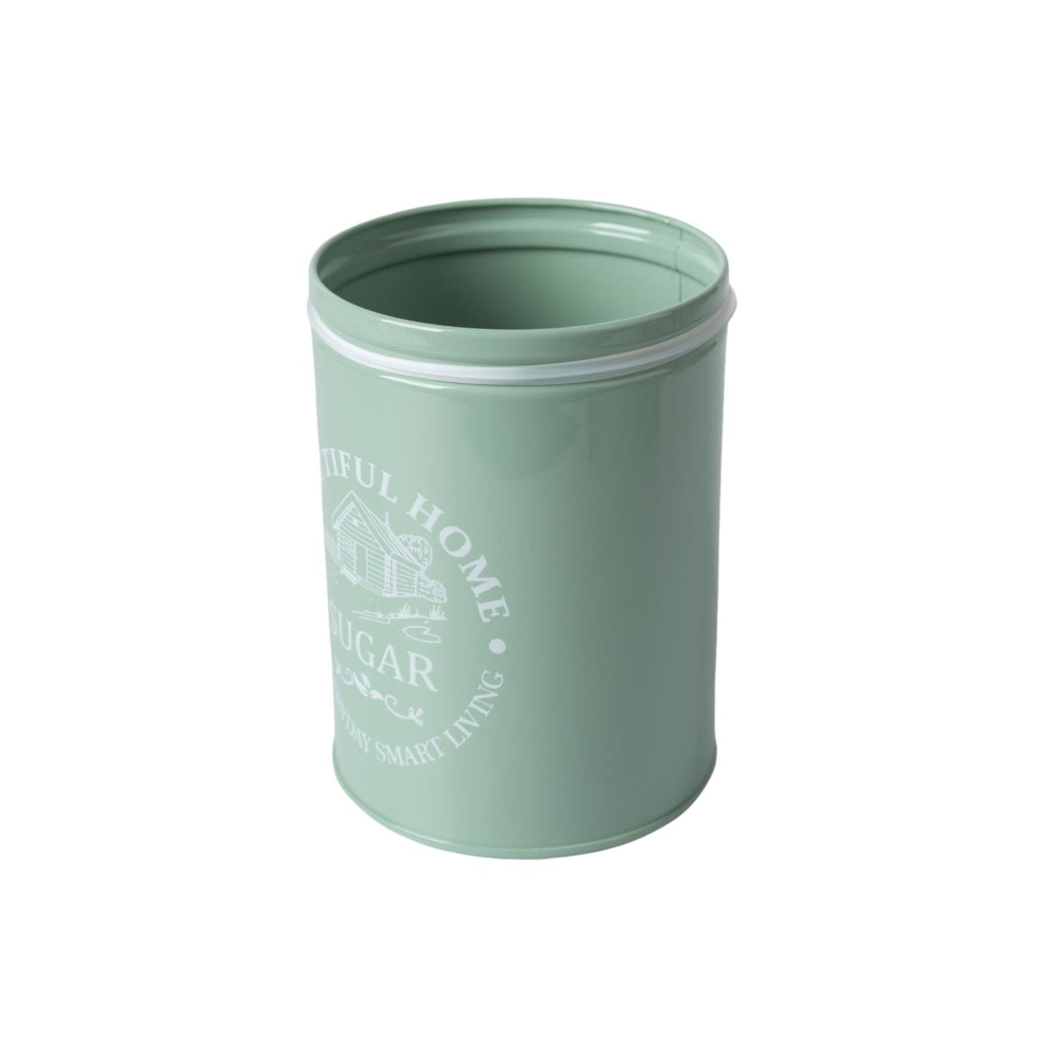 Tea & Sugar Jar (Each 850 Ml) + Biscuits & Namkeen Jar (Each 1300 Ml) - Green, Set Of 4