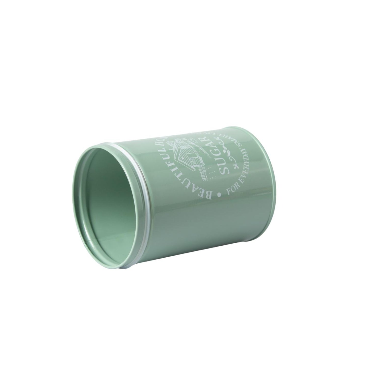 Tea & Sugar Jar (Each 850 Ml) + Biscuits & Namkeen Jar (Each 1300 Ml) - Green, Set Of 4