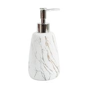 White Ceramic Bathroom Set Of 4 - Stone Finish, Bath Accessories