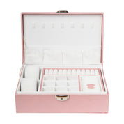 Premium Pink Jewelry Storage Organizer